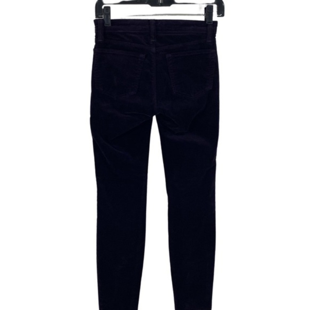 J Brand Jaipur Deep Purple Skinny Leg Mid-rise Corduroy Jeans - Picture 7 of 10